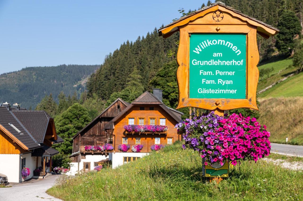 Hostal Bio-Bauernhof Grundlehnerhof Ramsau am Dachstein Exterior foto